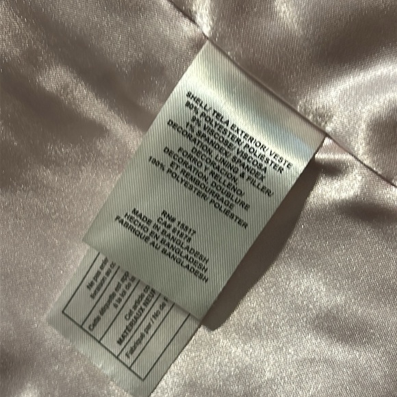 Penelope Mack Black and Pink Polka Dot Puffer Coat 6 - Picture 8 of 9